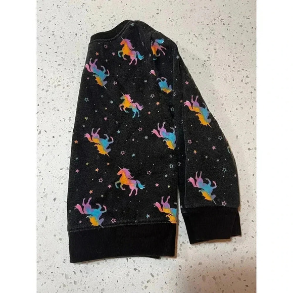 GARANIMALS sweatshirt black with unicorns 3T - Picture 4 of 4